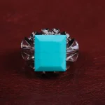 انگشتر فیروزه شجری مردانه کد 15097