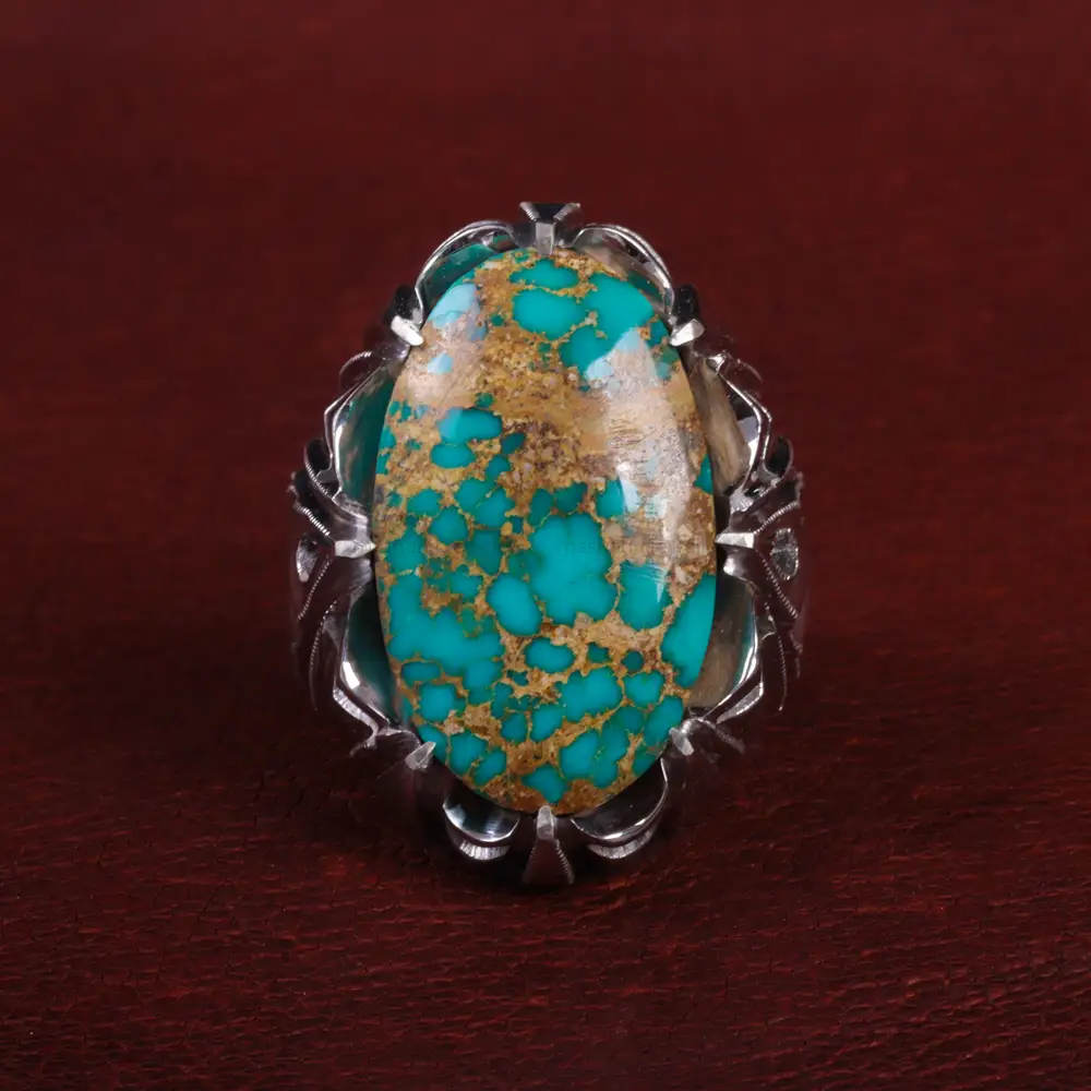 انگشتر فیروزه شجری مردانه کد 15109