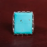 انگشتر فیروزه شجری مردانه کد 15115