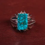 انگشتر فیروزه شجری مردانه کد 15121