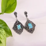 گوشواره فیروزه زنانه کد 14739