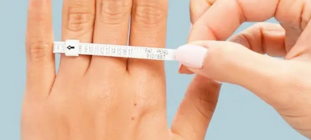 اندازه گیری سایز انگشر