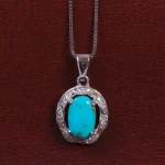 گردنبند فیروزه زنانه کد 15171
