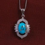 گردنبند فیروزه زنانه کد 15176