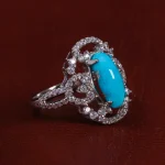 انگشتر فیروزه شجری زنانه کد 15433