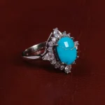 انگشتر فیروزه شجری زنانه کد 15434