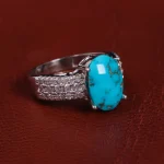 انگشتر فیروزه شجری زنانه کد 15442