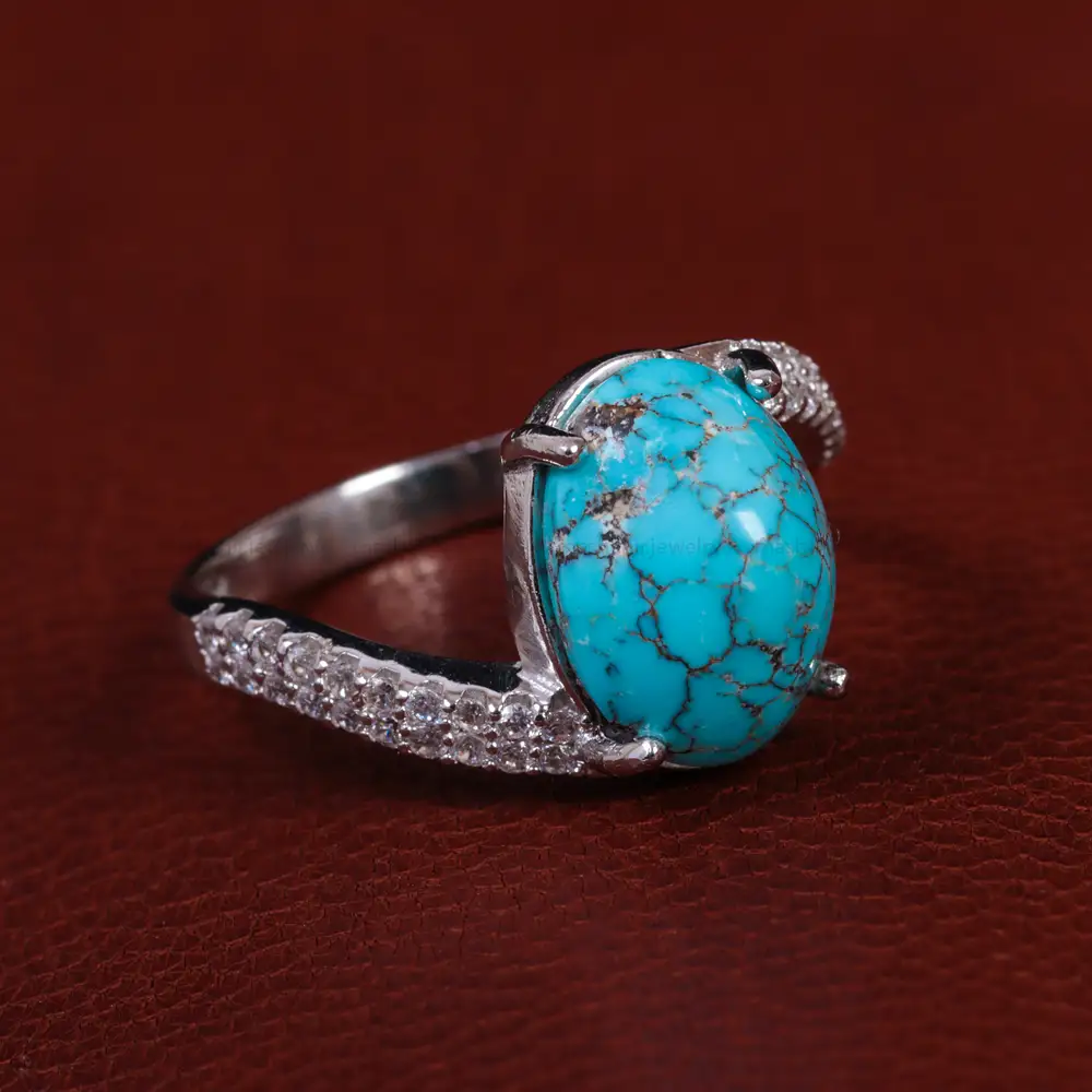 انگشتر فیروزه شجری زنانه کد 15467