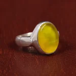 انگشتر عقیق مردانه کد 15508