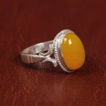 انگشتر عقیق مردانه کد 15510