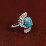 انگشتر فیروزه شجری زنانه کد 15593