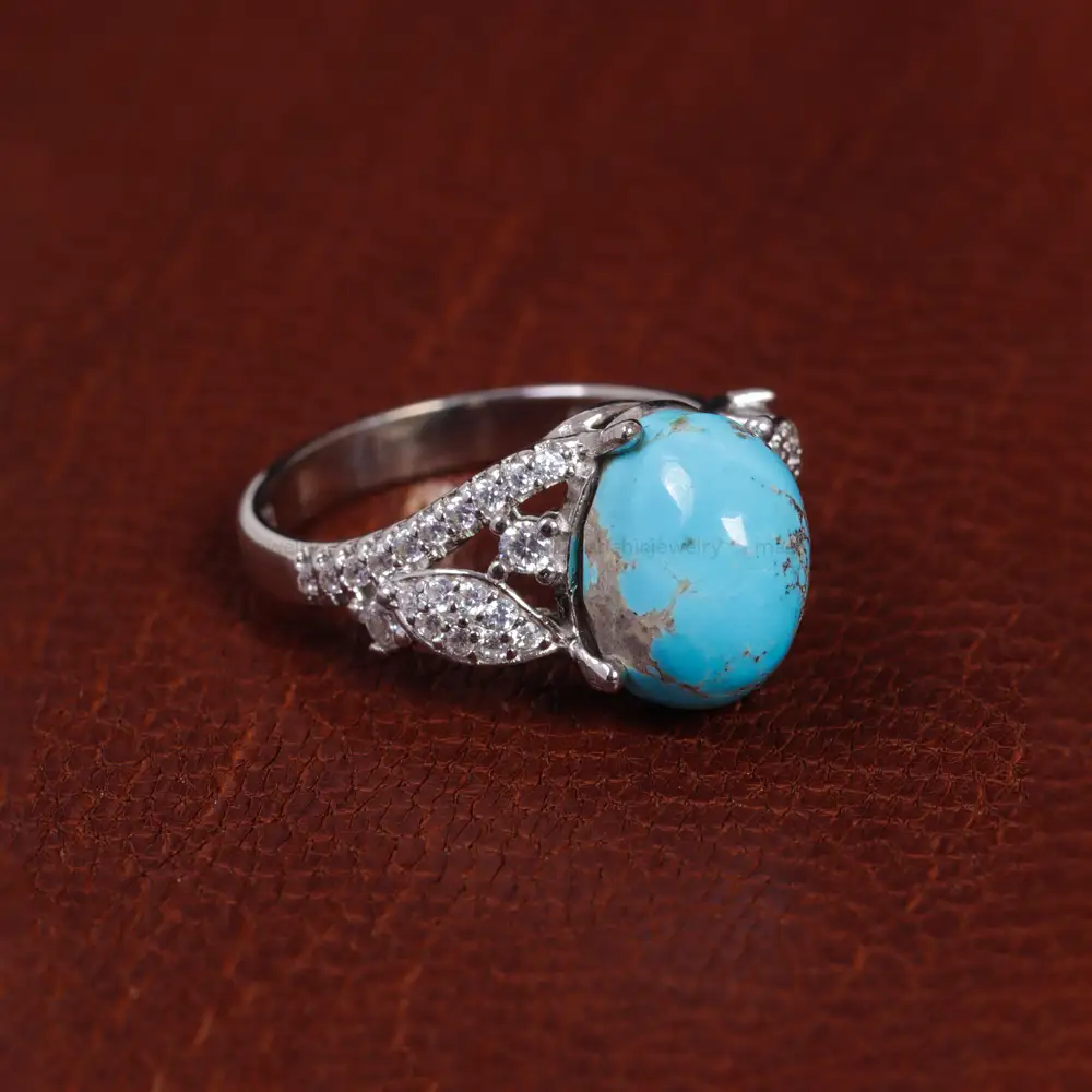 انگشتر فیروزه شجری زنانه کد 15608