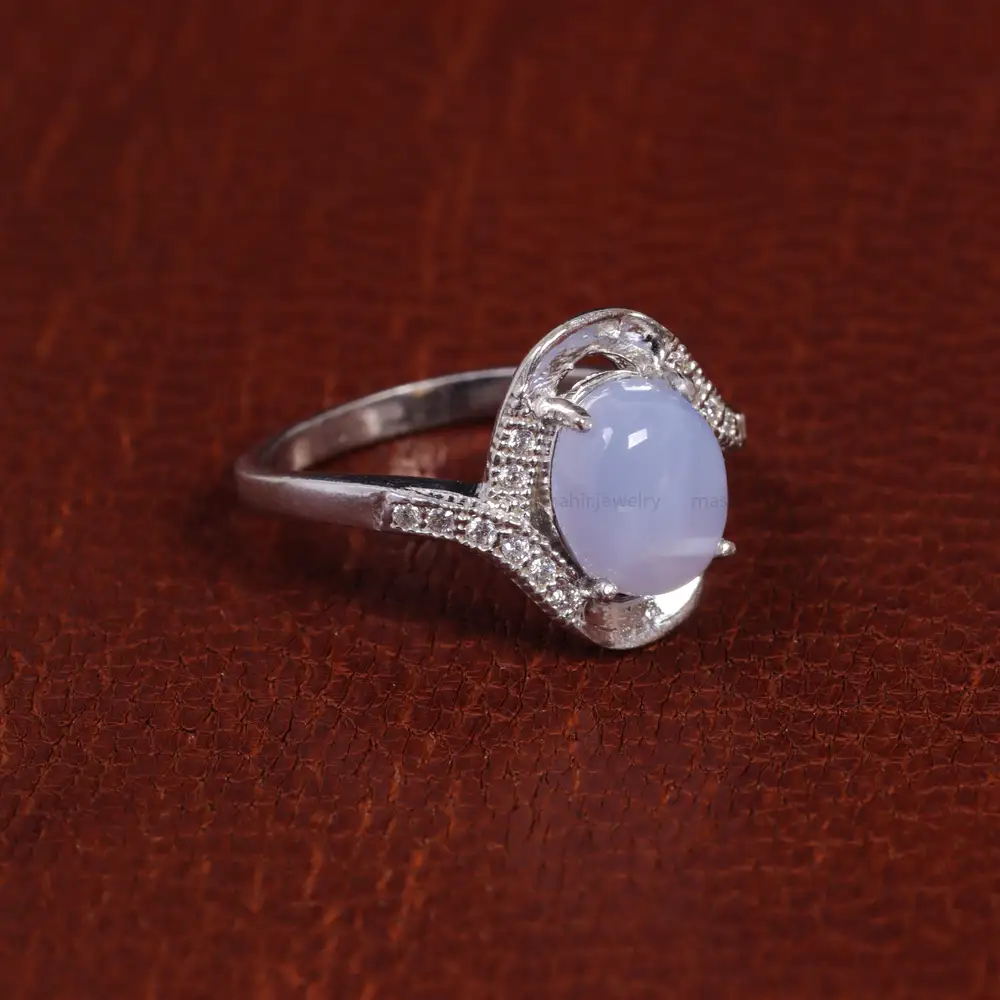 انگشتر عقیق سوسنی زنانه کد 15645