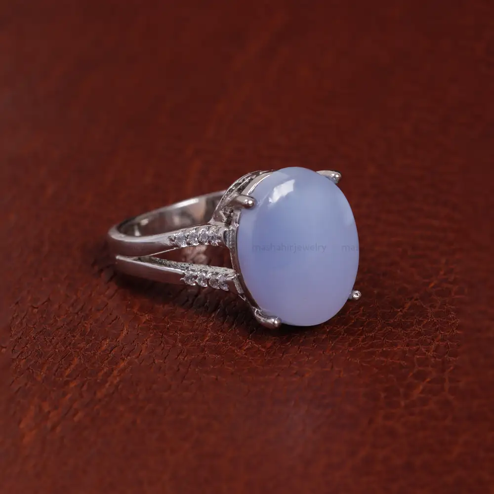 انگشتر عقیق سوسنی زنانه کد 15655