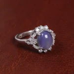 انگشتر عقیق سوسنی زنانه کد 15656