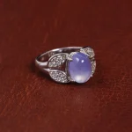 انگشتر عقیق سوسنی زنانه کد 15657