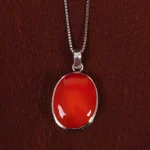 گردنبند عقیق زنانه کد 15680