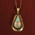 گردنبند فیروزه شجری زنانه کد 15682