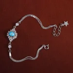 دستبند فیروزه زنانه کد 15721