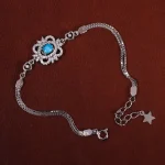 دستبند فیروزه زنانه کد 15725