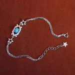 دستبند فیروزه زنانه کد 15733