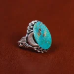 انگشتر فیروزه شجری مردانه کد 15822