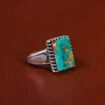 انگشتر فیروزه شجری مردانه کد 15831