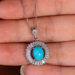 گردنبند فیروزه زنانه کد 15168