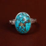 انگشتر فیروزه شجری مردانه کد 15493