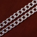 زنجیر نقره کد 15495