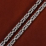 زنجیر نقره کد 15499