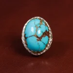 انگشتر فیروزه شجری مردانه کد 15532