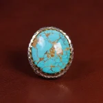 انگشتر فیروزه شجری مردانه کد 15533