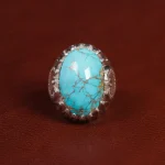 انگشتر فیروزه شجری مردانه کد 15545