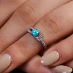 انگشتر فیروزه شجری زنانه کد 15634
