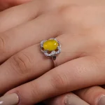 انگشتر شرف الشمس زنانه کد 15658