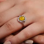 انگشتر شرف الشمس زنانه کد 15660