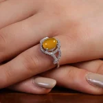 انگشتر شرف الشمس زنانه کد 15662