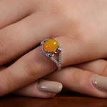 انگشتر شرف الشمس زنانه کد 15664