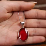 گردنبند عقیق زنانه کد 15681