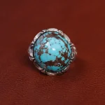 انگشتر فیروزه شجری مردانه کد 15784