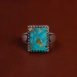 انگشتر فیروزه شجری مردانه کد 15839