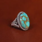 انگشتر فیروزه شجری مردانه کد 15852