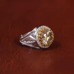 انگشتر موزانایت مردانه کد 15954