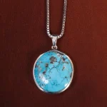 گردنبند فیروزه شجری کد 15971