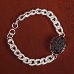 دستبند عقیق مردانه کد 16018