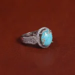 انگشتر فیروزه شجری زنانه کد 16150