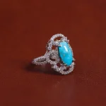 انگشتر فیروزه شجری زنانه کد 16158