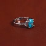 انگشتر فیروزه شجری زنانه کد 16159