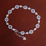 دستبند نقره زنانه کد 16203